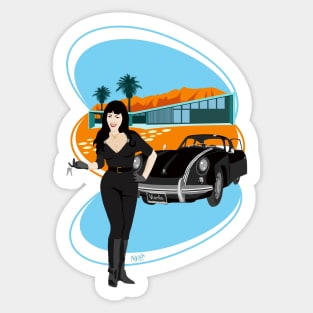 Tura in Palm Springs Sticker